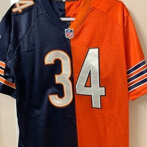 Nike Men's Navy and Orange Jersey